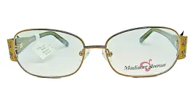Madison Avenue Mal100wm Eyeglass Frames Shiny Brown Wp Mal 100wm 4969999 53-15-135