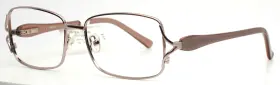 Madison Avenue Mal107 651 Shiny Blush Womens Rectangle Eyeglasses 52-16-135 B 38