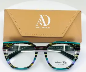 Madison Riley Fp2132 C5 Multicolor Womens Semi Cat Eye Eyeglasses 52-18-140 B 47