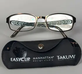 S-3274 Manhattan Design Studio Mdx 48/17 135 Eyeglasses With Clip On Shades