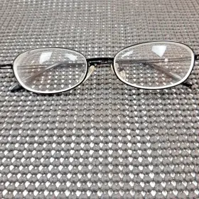 50-16-142 Marc Andreas Ma-16 Eyeglasses Frame Only Black Metal Rectang. Full Rim
