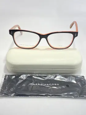 53-15-145 Marc Jacobs 762753641175 Black/neon Orange Eyeglasses Glasses Frames Mmj611 New