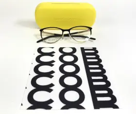 54-18-145 Marc Jacobs Marc708 Eyeglasses Frames 708 2m2 Black Gold Cat Eye Full Rim