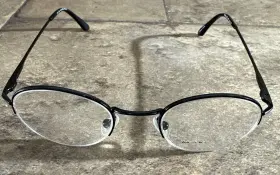7902-2r Marchon 001 Black Half Rim Flex Eyeglasses Frame 43-20-140-38mm Nwot G16