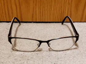 53-15-135 Marchon H256 Marchonyc Eyeglasses Uptown Carlyle 001 Black Gray White With Case