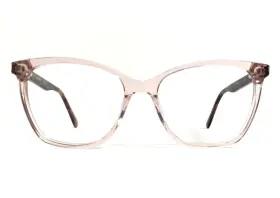 53-16-135 Marchon M-5504 Nyc Eyeglasses Frame 601 Transparent Pink Brown Cat Eye