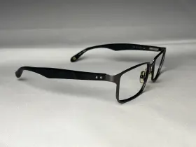 53-17-140 Marchon Nyc 3353181 Eyeglasses Frames Nate 033 Black Gray Square Full Rim