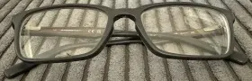 Marchon Nyc 886895280075 M-moore Eyeglasses Men Gray Rectangle 53mm Euc 53 17 140