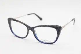 Gm0352 Marciano New 055 Blue Grey Gold Authentic Eyeglasses 54-15