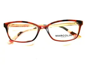 51-16-135 Marcolin Ma5000 Eyewear 071 Brown Pink Gold Flex Hinge