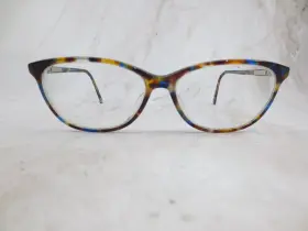 54-14-140 Marie Claire Mc6219 Eyeglasses Frame Women Blue/tortoise Oval Full Rim