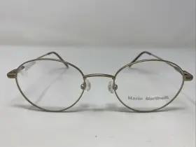 Mario Martinelli Mm875 Matte Gold 48-20-140 Metal Full Rim Eyeglasses Frame Er45