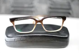 17-150 Masunaga Eyeglass Frames Rare 52 Brown Fade 007 Made In Japan 17-150 Masunaga Eyeglass Frames Rare 52 Brown Fade 007 Made In Japan