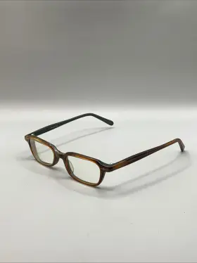45-20-145 Matsuda Eyeglasses 10304 Brown Tortoise Green Rectangle Frame Damaged