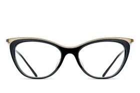 M2044-blk Matsuda New M2044 Blk Cat Eye Shiny Black 51 Mm Womens Eyeglasses Frame