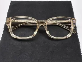 Mjo2202-77pf Maui Jim 2202-77pf Eyeglasses Glasses Crystal Clear Hint Of Peach 52-17-135