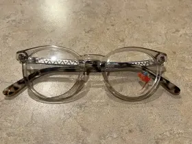 Mjo2209-05b Maui Jim 2209-05b Clear Silver Brown Round Eyeglasses Frames 46-22 145