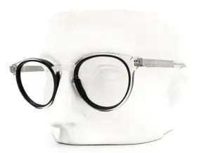 46-22-145 Maui Jim 2209-11w Mjo Eyeglasses Glasses Clear With Black Outline