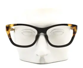 52-16-140 Maui Jim 2401-67 Mjo Eyeglasses Glasses Black And Yellow Tortoise