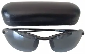 G-805-02 Maui Jim H-805-10 Sunglasses 25 Makaha Mj Sport Black Half Rim 64mm Frames Only