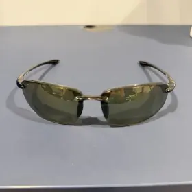 64-17-130 Maui Jim Ht807-11 Ho Okipa Polarized Sunglasses Sport Japan Gray Green