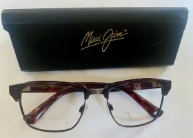 Mj-257-16c Maui Jim Eyeglasses Frames 54-18 Tortoise Unisex Pre-owned