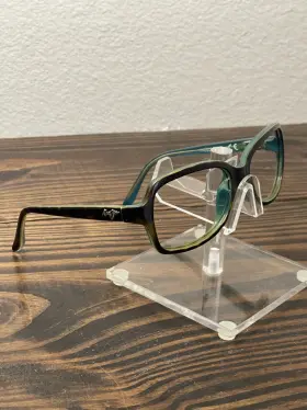 Mj-700-10p Maui Jim Cloud Break Womens Black Plastic Eyeglasses Frame 56-17-130