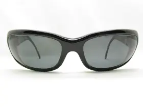 Mj189-02 Maui Jim Black Sports Wrap Eyeglasses Frames Italy 62-125 119736