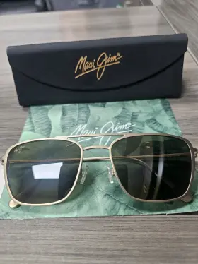 54-20-145 Maui Jim Mj542-16a Sunglasses With Case Ebb&flow Pat. 7717557. Euc 54-20-145 Maui Jim Mj542-16a Sunglasses With Case Ebb&flow Pat. 7717557. Euc
