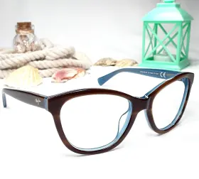 54-18-135 Maui Jim Mj769-03t Brown Over Blue Sunglasses Frames Only- Canna Japan
