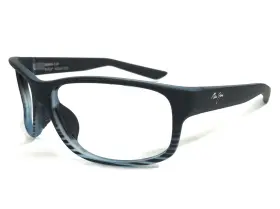 62-16-123 Maui Jim Mj840-11d Sunglasses Frames Kaiwi Channel Black Striped Blue