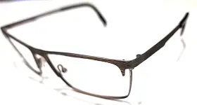 Mjo2100-14a Maui Jim Mjo2120 Lg Gray Rectangle Eyeglasses 58-17 145 Italy No Lens Screw