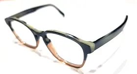 Mjo2125-27d Maui Jim Mjo2125 Blue Brown Fade Square Eyeglasses 53-19 145 Italy Read