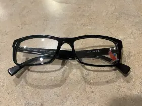 Mjo2204-02 Maui Jim Eyeglasses Frames Black Rectangular Full Rim 53-17-143