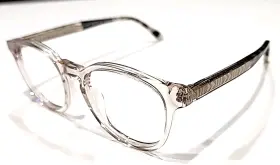 Mjo2208-05b Maui Jim Mjo2208 Clear Round Eyeglasses 48-21 145 Italy New