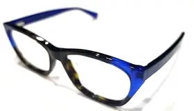 Mjo2401-68sf Maui Jim Mjo2401- Tortoise Blue Square Eyeglasses 52-16 140 Italy New Read