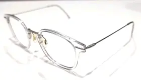 Mjo2412-05d Maui Jim Mjo2412 Clear Round Eyeglasses 49-25 140 Italy New