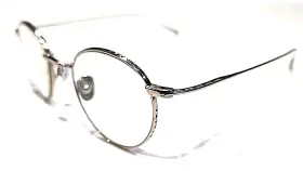 Mjo2721 Maui Jim Thin Gunmetal Round Eyeglasses Frame 48-21 145 Japan