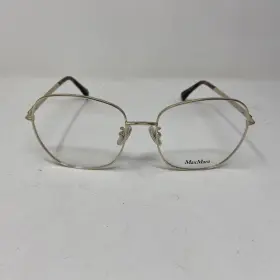 56-18-135 Max Mara 233z Eyewear Mm5077-h 032 Gold Eyeglasses Frame