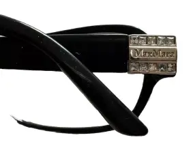 Mm1129 Max Mara Mm1299 807 135 Women Eyeglass Frames Cat Eye Logo Crystals Designer