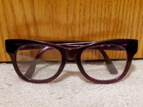 Mc4504 Mcallister Eyeglasses Unisex Red Crystal Cat Eye Glasses Frames 610 140mm