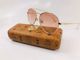 Mcm2121 Mcm 886895400268 New 737 Gold And Nude Eyeglasses 55mm With Case Cloth