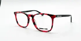 Mq0128o Mcq New 003 Black Red Authentic Eyeglasses 52-18