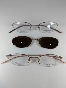 S3079 Mdx - Manhattan Design Studio S3098 Eyeglasses With Magnetic Clip-ons Sunglasses