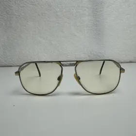 349-006 Menrad Men S Eyeglasses Mod. Fmg C12 Metal Full Rim Aviator Frames Only