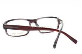 Michael Kors 274m Mk 608 Eyeglasses Glasses Dark Red Burgundy On Gray Horn 55mm