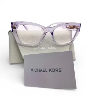 4149u Michael Kors Puglia Eyeglasses Frames Only Mk 3050 Clear Rose Gold With Case