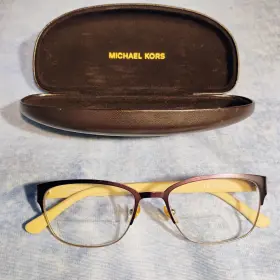 8070012 Michael Kors Mk346 Brown Eyeglasses Frames 51mm 17mm 140mm - 242 Case