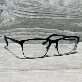 53-17-145 Michael Kors Mk175m Eyeglass Frames Mens Black Rectangular Optical 53-17-145 Michael Kors Mk175m Eyeglass Frames Mens Black Rectangular Optical