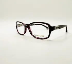 54-16-130 Michael Kors Mk217 New Authentic Eyeglasses 502 Dark Purple Tortoise
